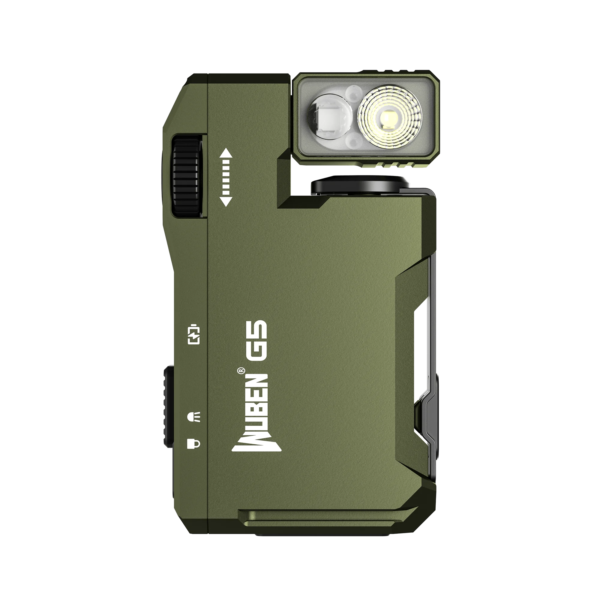 Фонарик WUBEN G5 EDC, 400 люмен, RGB и белый, перезаряжаемый карманный блестящий брелок типа C, встроенный аккумулятор