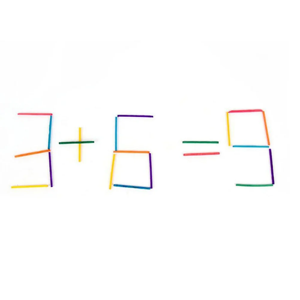 1000 шт. детские матч-палочки красочные деревянные игрушки DIY Декор матчи