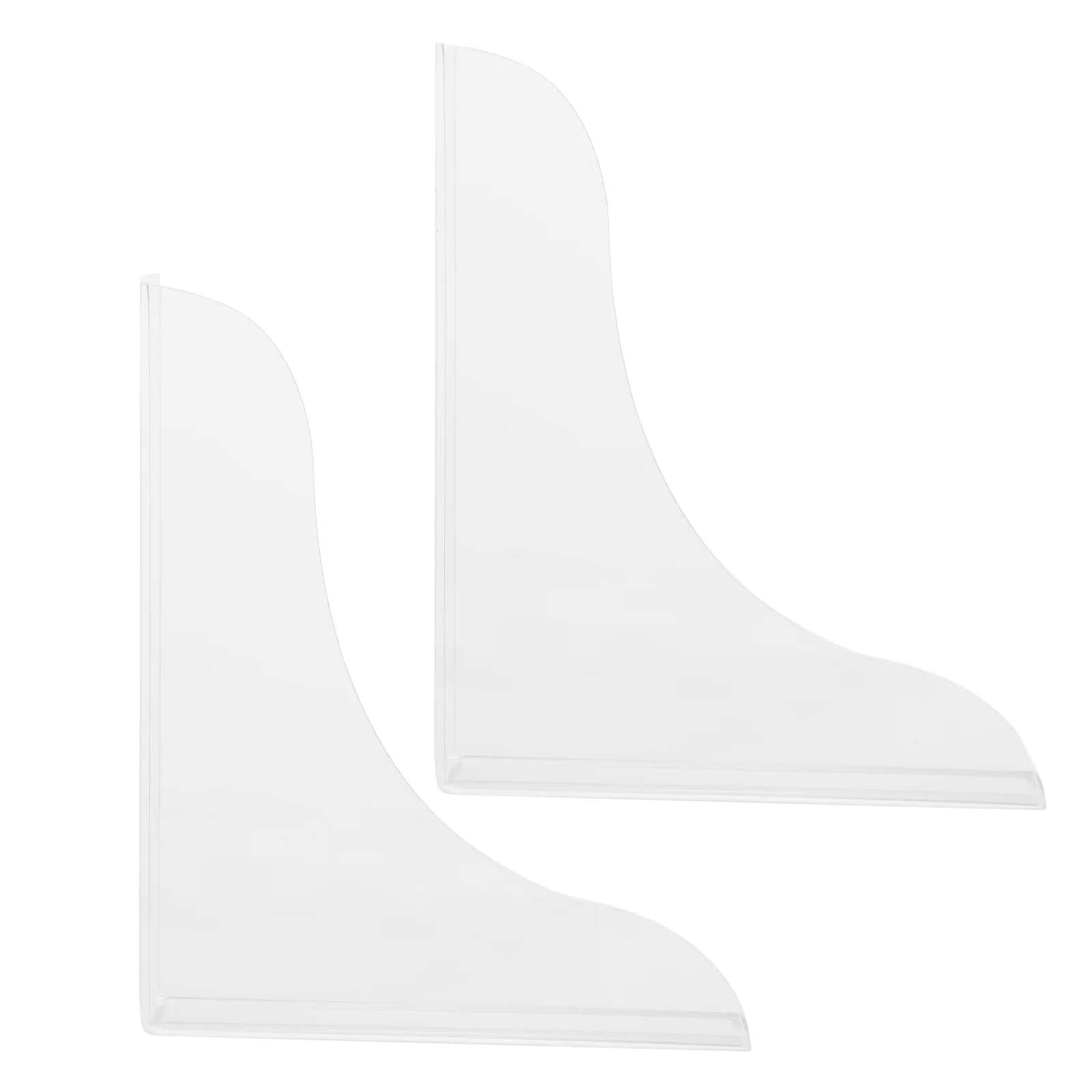 

2pcs Shower Splash Guards Clear Wash Basin Splash Guards Bathtub Splash Guards