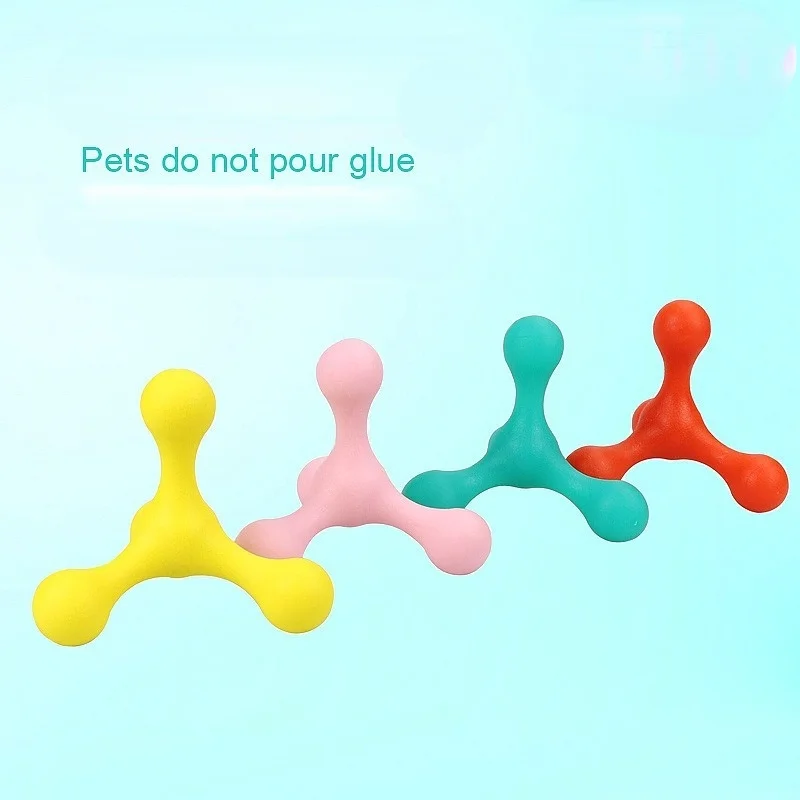 

Dog chew toy rubber resistance stumbler educational training dog toys puppy teeth cleaning toys pets accessories