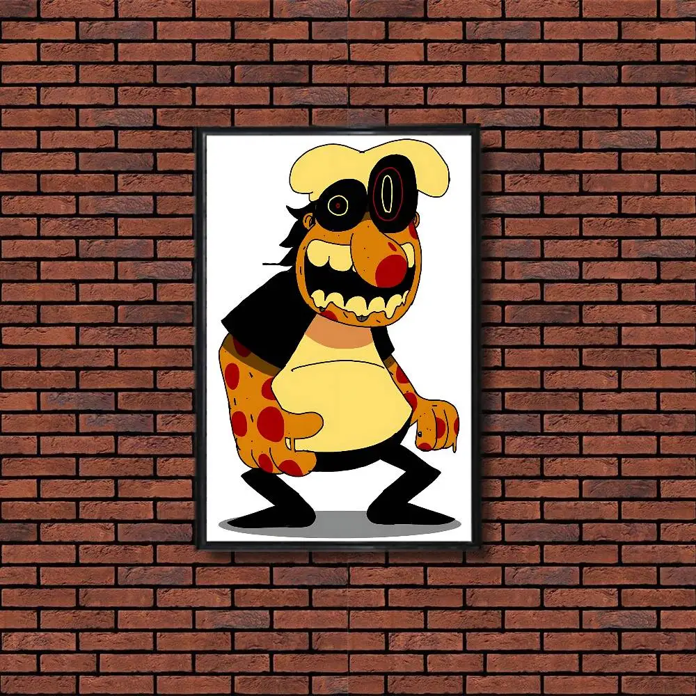 Фото Настенный декор Peppino Spaghetti Pizza Tower: высококачественные эстетичные постеры и наклейки для общежития и гостиной, отличный подарок №4