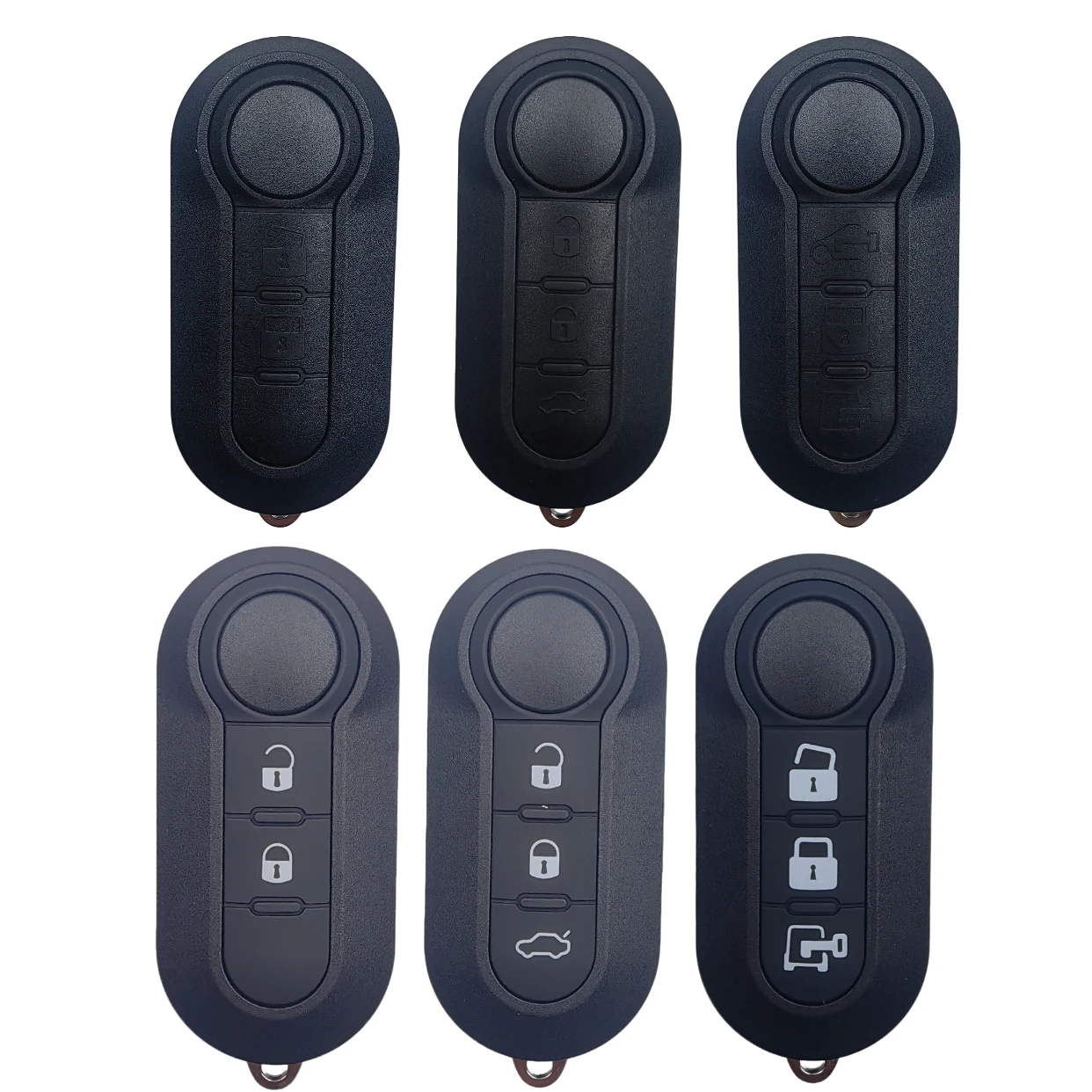 Новый корпус ключа-брелока без платы PCB для Fiat 500, Panda, Punto, Bravo, Ducato, Peugeot Boxer, Citroen Jumper с необработанным лезвием SIP22 (art.: 3920da4fd0882) - 3920da4fd0882