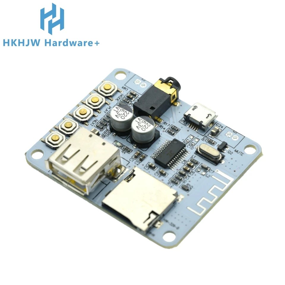Плата аудиоресивера Bluetooth с USB-разъемом для TF-карты декодирование