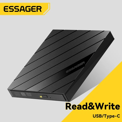 Essager Портативный внешний CD/DVD привод USB 3.0