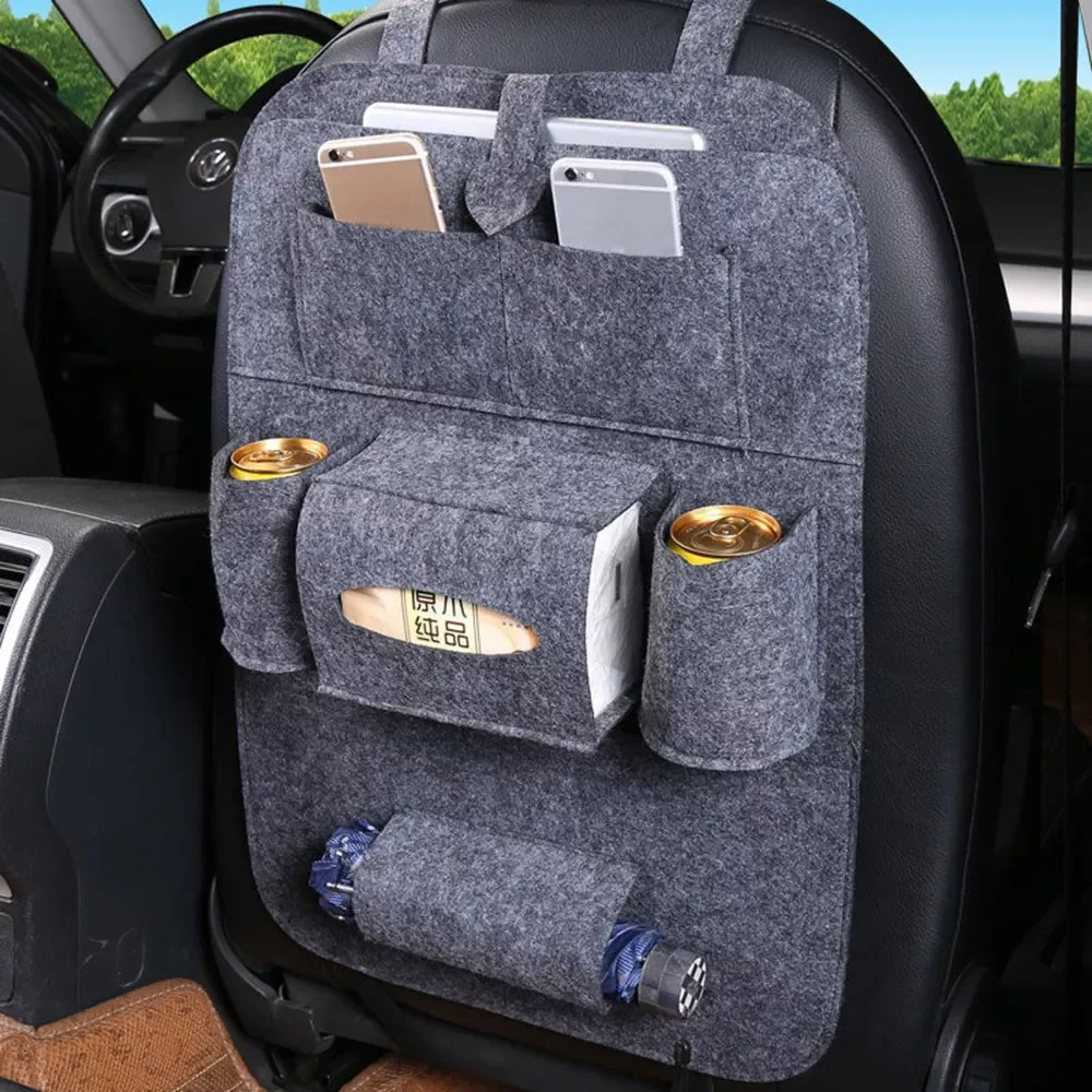 

Car Accessories 1PC Car Storage Bag Universal Box Back Seat Bag Organizer Pouch Backseat Holder Pockets Car-styling Protector Au