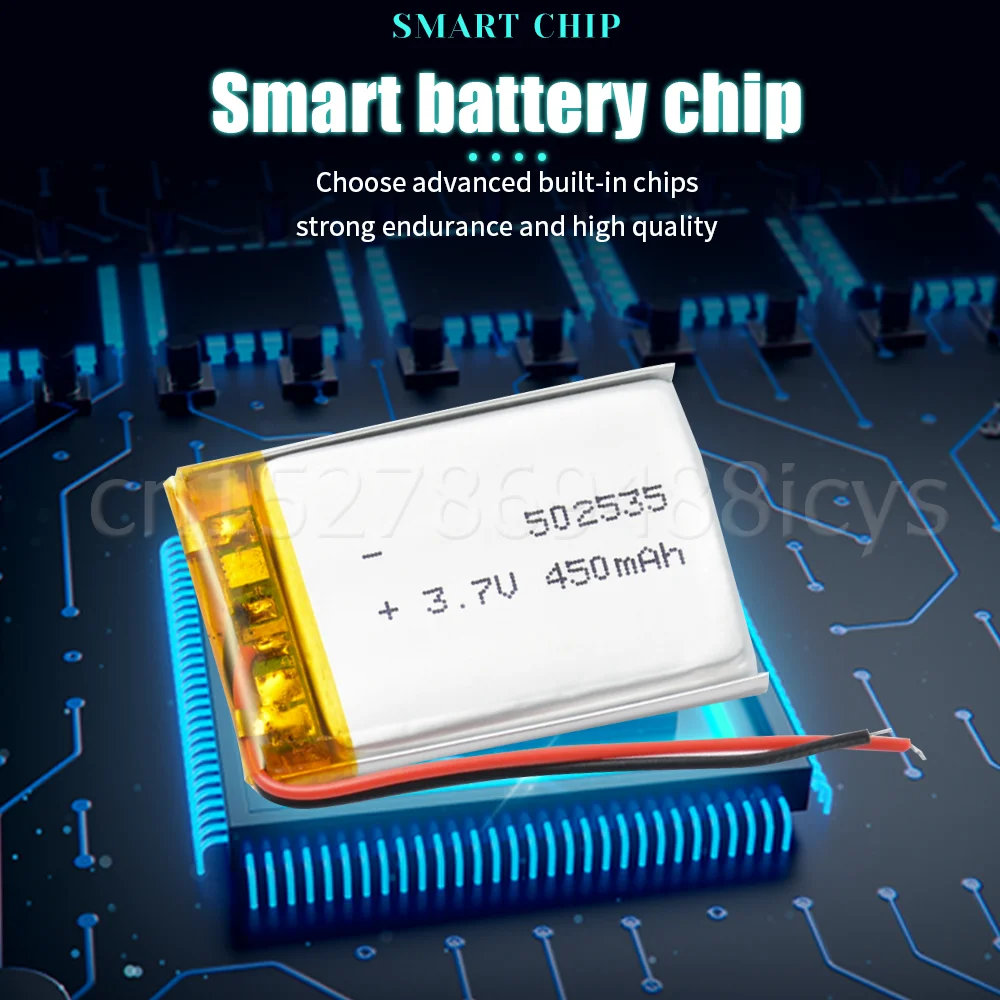 502535 052535 mAh 450 V Li ion литиевая полимерная аккумуляторная батарея для GPS MP3 MP4 Bluetooth