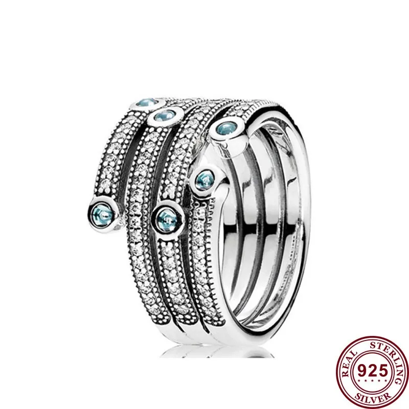 Рисунок 6 - Женское многослойное кольцо из серебра 925 пробы