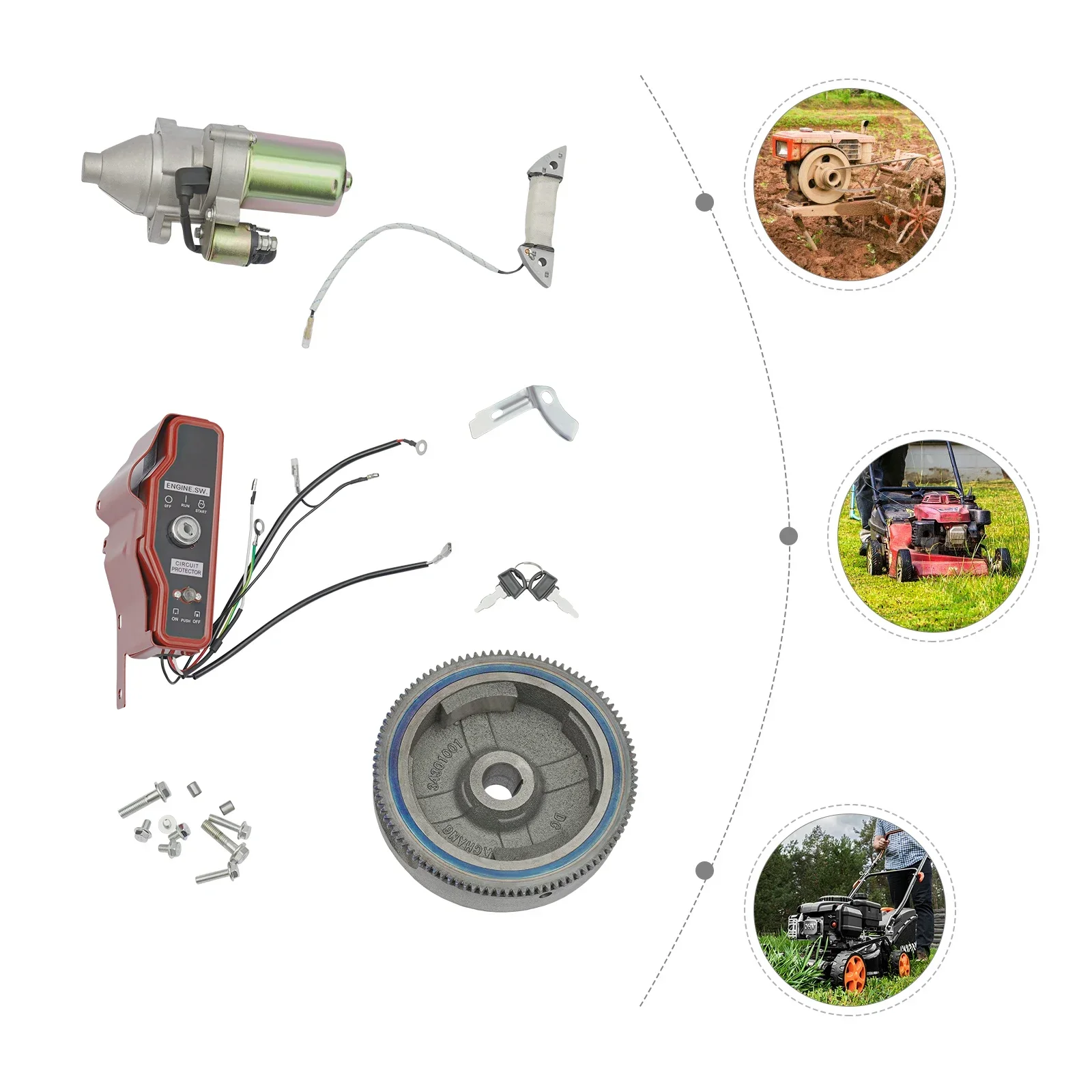 Комплекты для запуска электродвигателя маховик переключатель зажигания