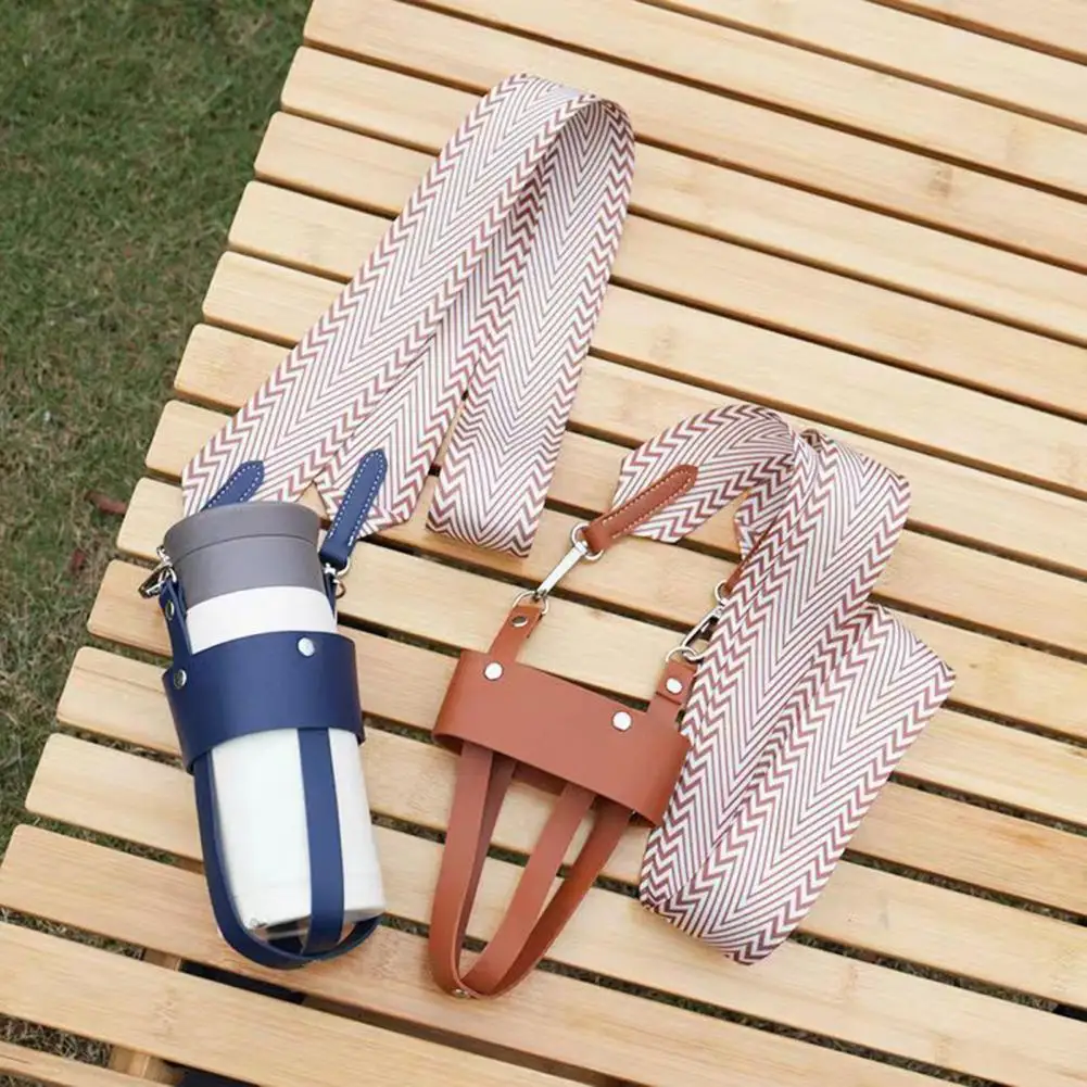 

Handle Strap Sling Durable Water Bottle Holder Strap Universal Flask Carrier Sling for Kettles Cups Reliable Handle for Active