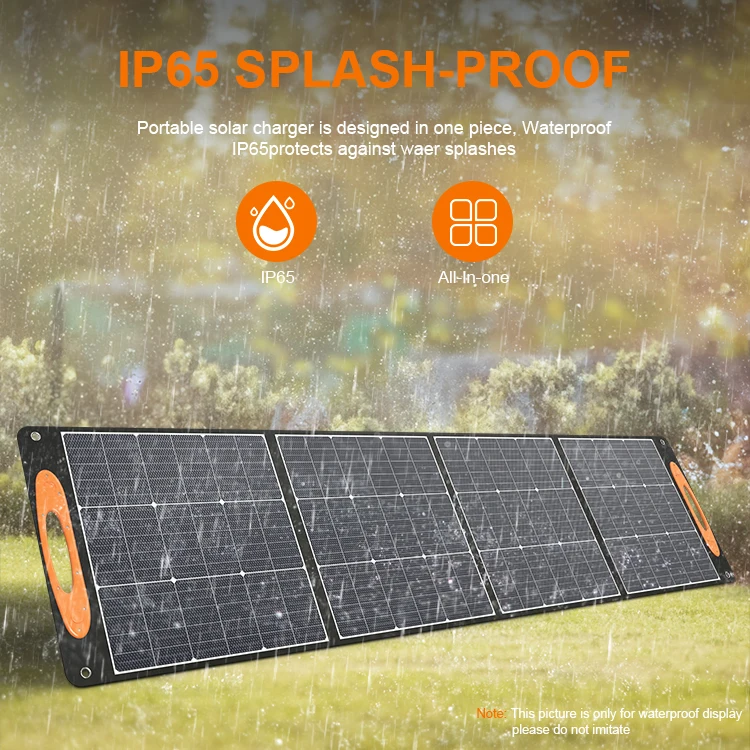 Складная солнечная панель EFTE 200 Вт для телефонов ноутбуков аккумуляторов