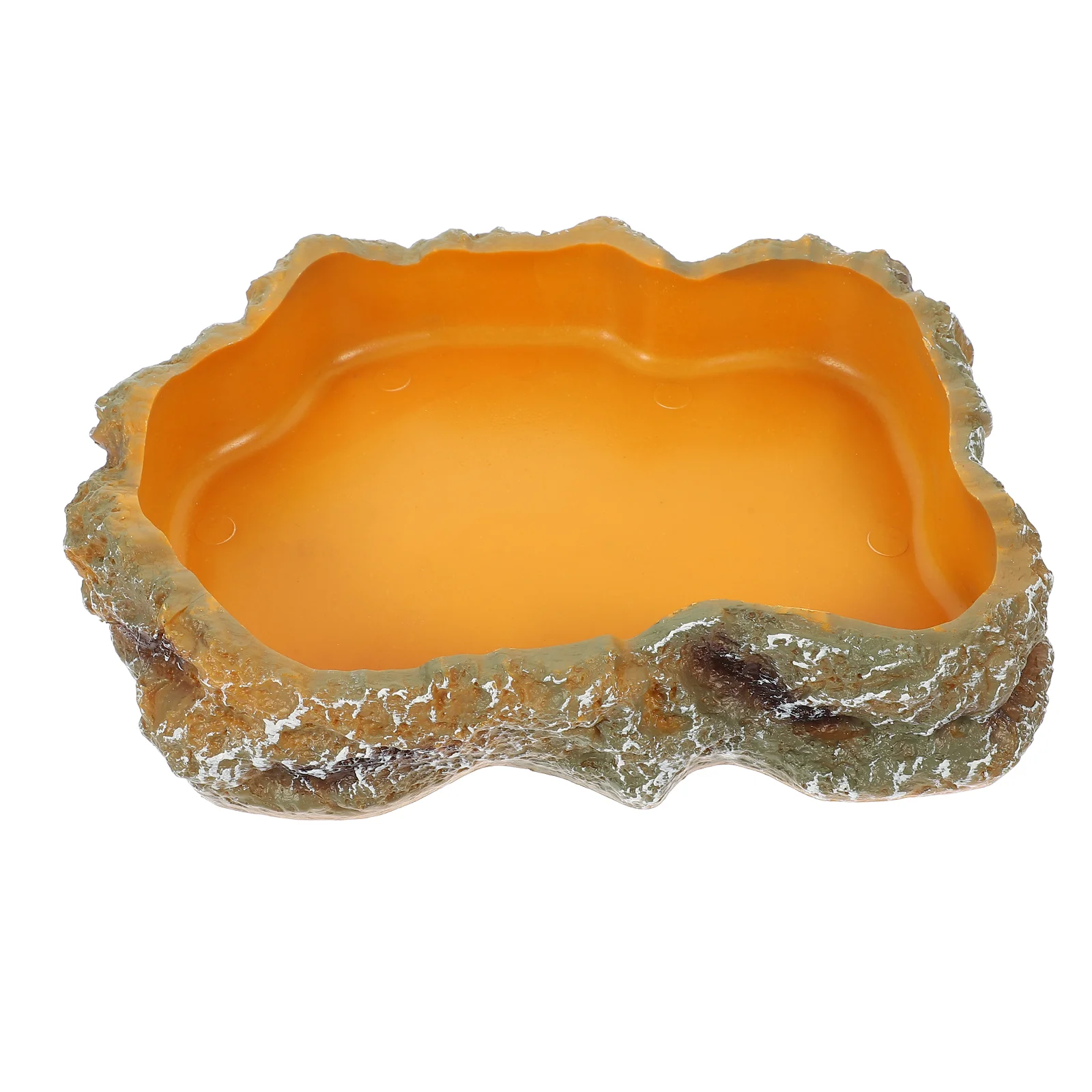 

Reptile Water Dish Climbing Pet Food Bowl Terrarium Tank Tortoise Feeding Basin