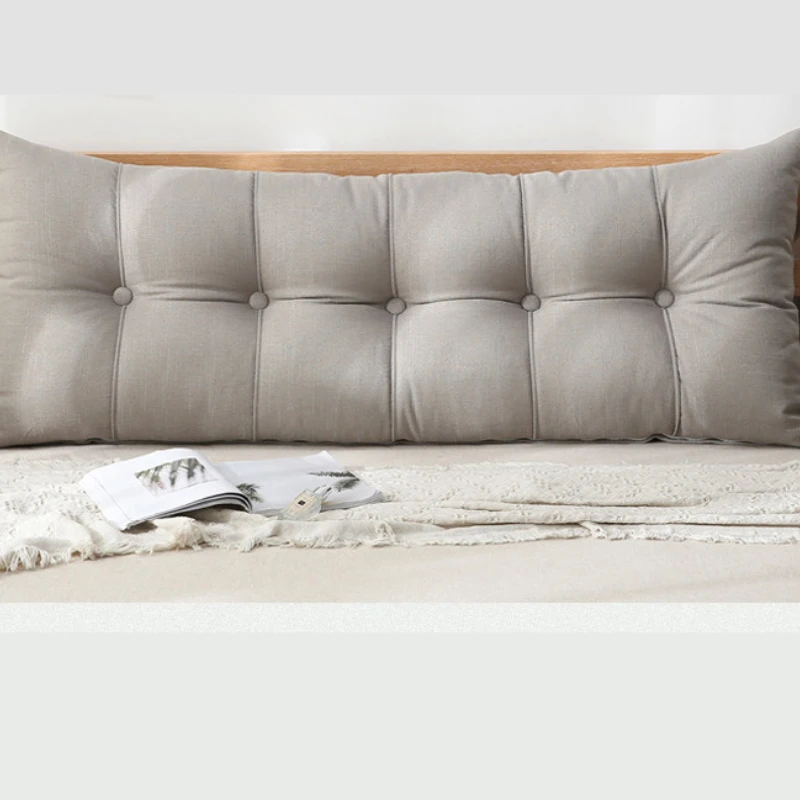 Мягкая большая подушка для спины длинная эластичная спинка многофункциональная