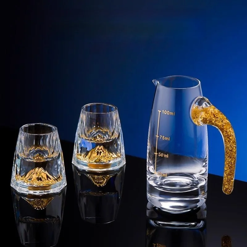 Диспенсер для вина Gianxi 100 мл мини-кристаллический контейнер сака золотая фольга