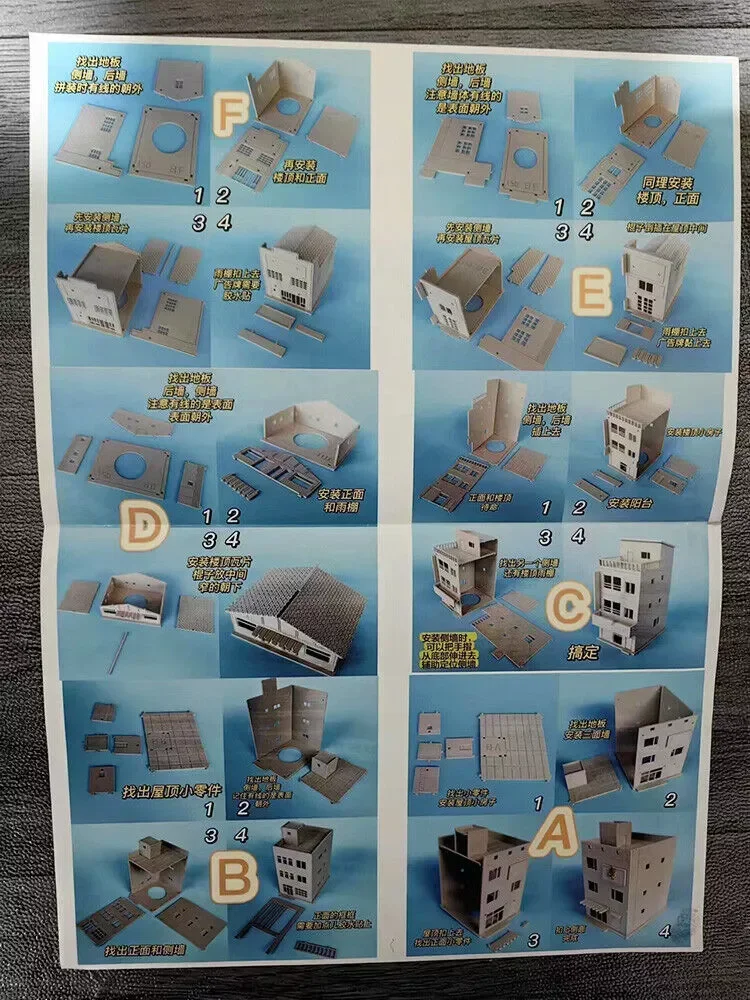 1:64 строительный поезд макет железной дороги модель дома японская архитектура