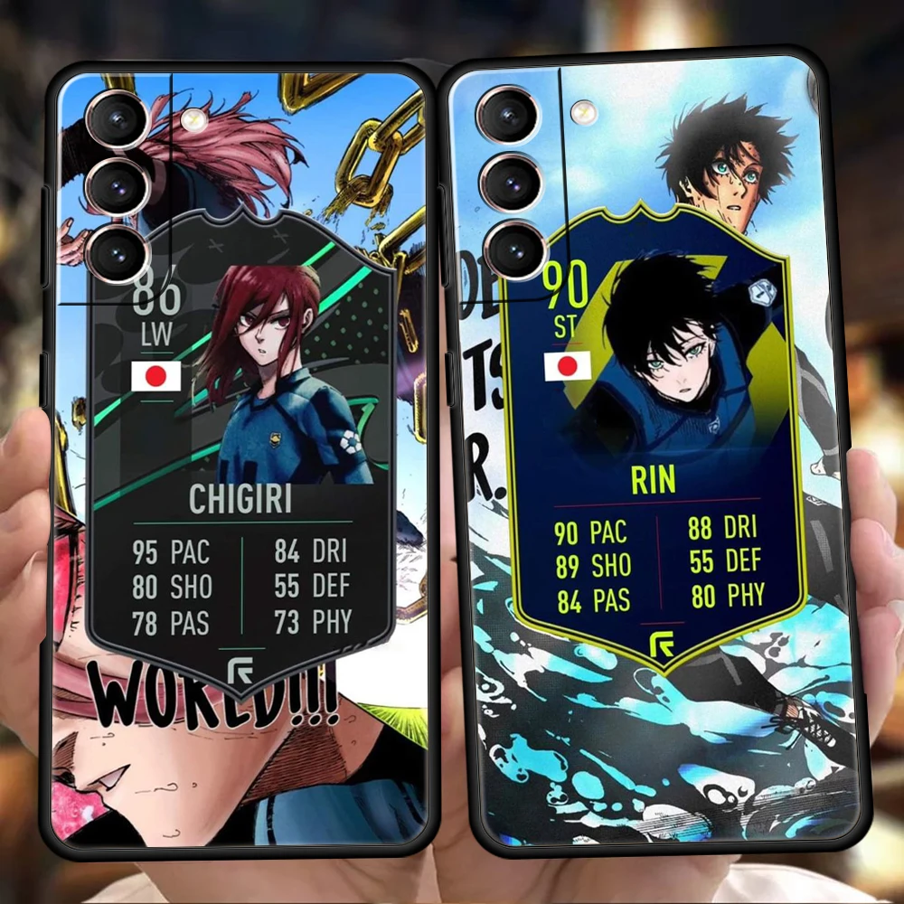 

Blue Lock Anime Phone Case for Samsung Galaxy S22 S21 S20 Ultra S21 S20 FE S22 S21 S20 S10 S9 S7 Note 20 10 Lite Silicone Shell