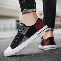 youth trend mixed colors loafer shoes for men flats leisure breathable mens fashion canvas flat sneakers casual vulcanize shoes