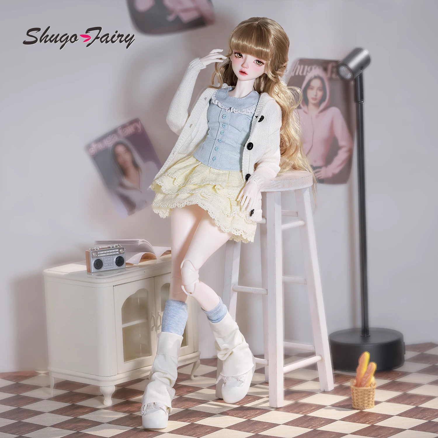 Фото Кукла BJD ShugaFairy Libra I, 1/4, полный комплект, шарнирная, высококачественная, в стиле «девушка по соседству», ручная работа, коллекционная игрушка для девочек №5