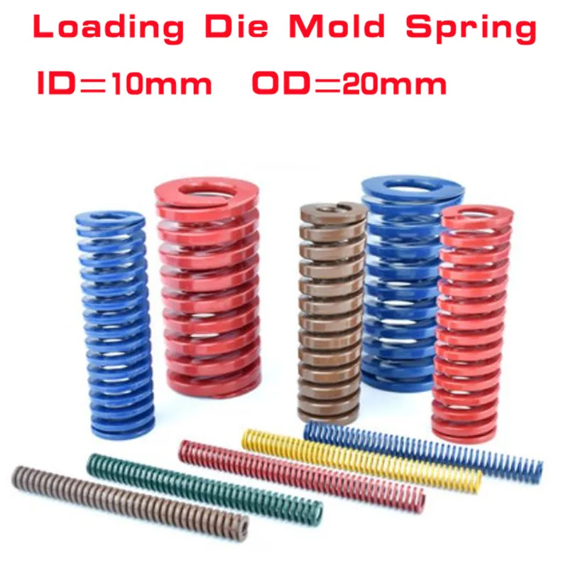 

1Pcs Spiral Stamping Compression Mould Die Spring Outer Diameter 20mm Inner Diameter 10mm Length 20-150mm