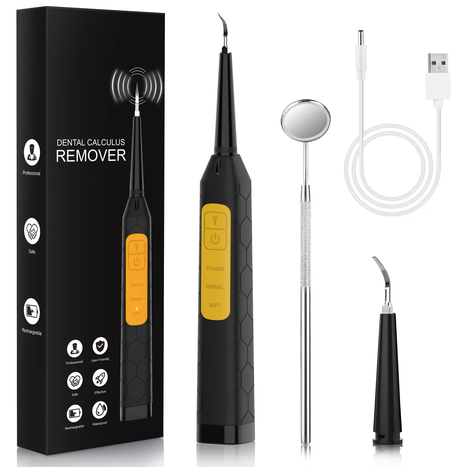 

Electric Sonic Dental Scaler LED Display Tooth Calculus Remover Cleaning Tooth Stains Tartar Tool Whiten Teeth Tartar Cleaner
