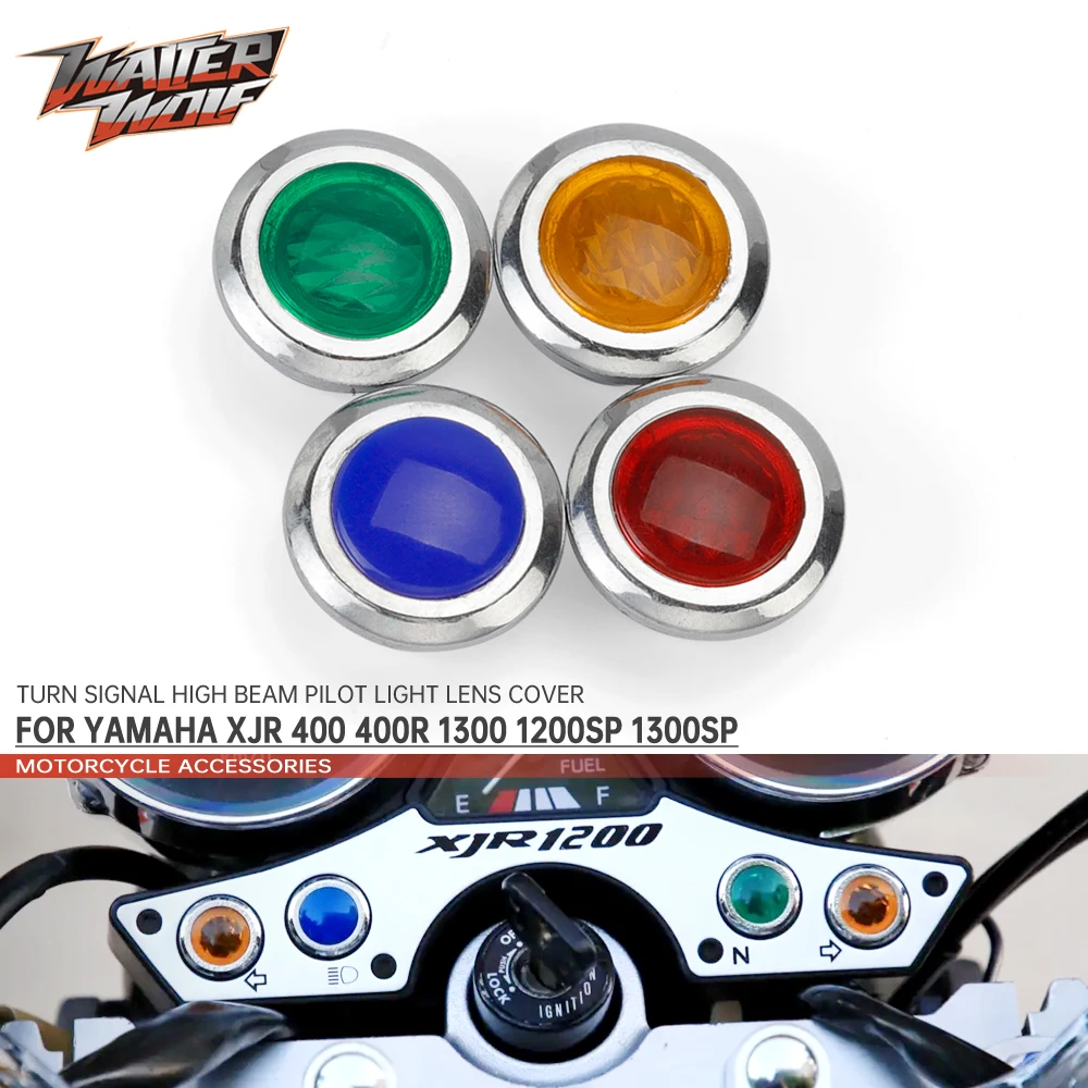 

For YAMAHA XJR 400 400R 1300 1300SP 1200SP TURN SIGNAL HIGH BEAM FUEL PILOT LIGHT LENS COVER Motorcycle Accessories Cap XJR1300