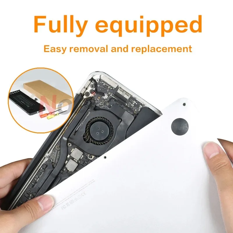 Фото Аккумулятор NOBI A1382 для ноутбука Apple MacBook Pro, 15 дюймов, A1286, 2011, 2012, версия MC721, MC723, MC847, MD318, MD322, MD103, MD104, бесплатные инструменты №5