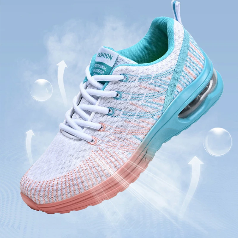  SALUDAS Women Air Cushion Sneakers New Fashion Luxury Women Shoes Breathable Lightweight Outdoor Running Shoes Women