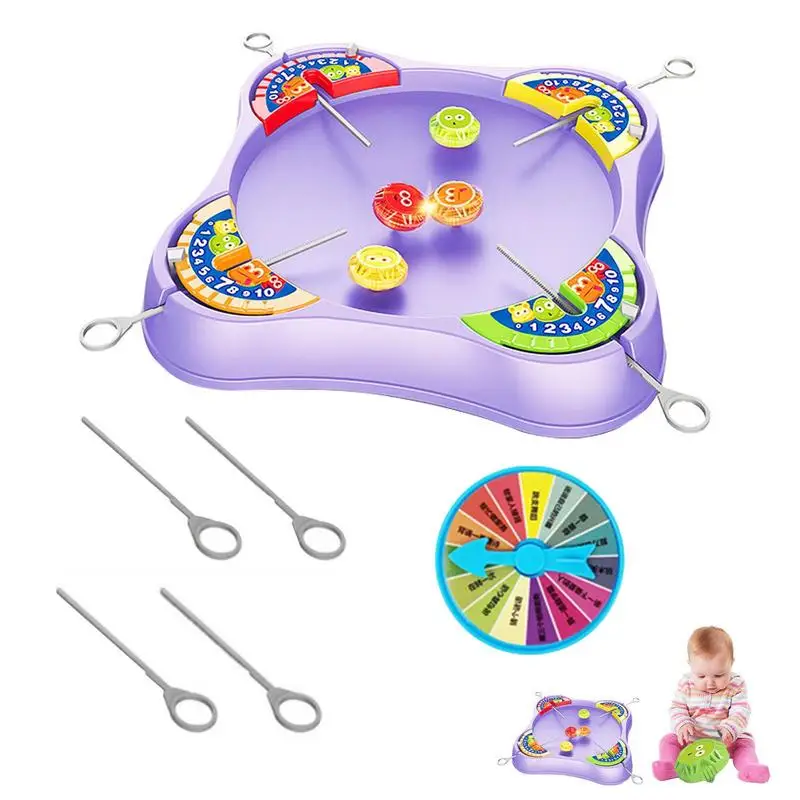 

Battle Gyro PlateFun Multiplayer Competition Pull-Out Gyro Disk Rush Children's Parent-Child Interactive Toy Set Gifts