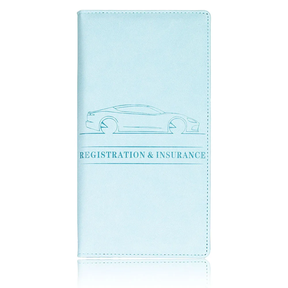 Customized name New Style Car Document Holder Car Registration And Insurance Card Holder PU Leather License Registration Holder