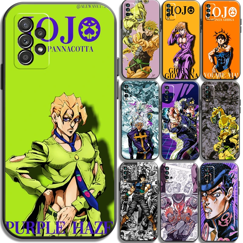 

JoJo's Bizarre Adventure Phone Cases For Xiaomi Redmi 10 Note 10 10 Pro 10S Redmi Note 10 5G Carcasa Back Cover Coque Soft TPU