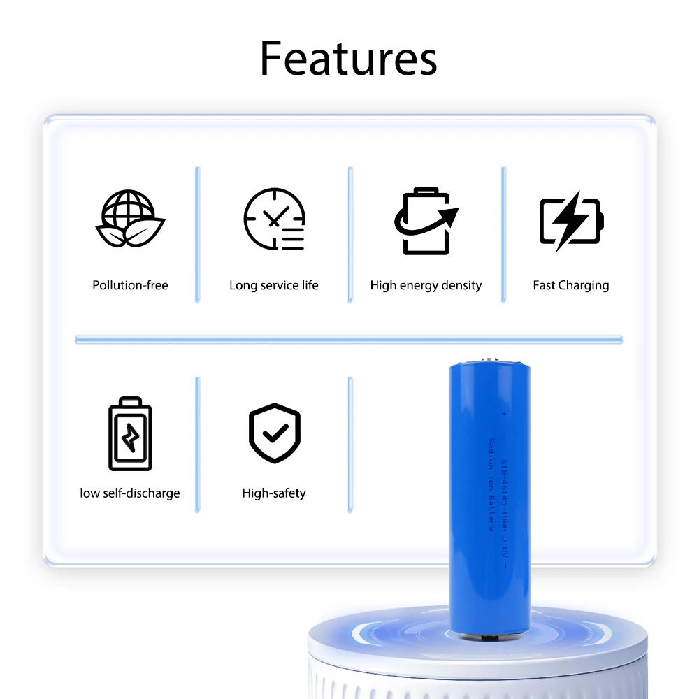 Аккумулятор 3 в литий-ионный натрий 46145 перезаряжаемая батарея 18 Ач