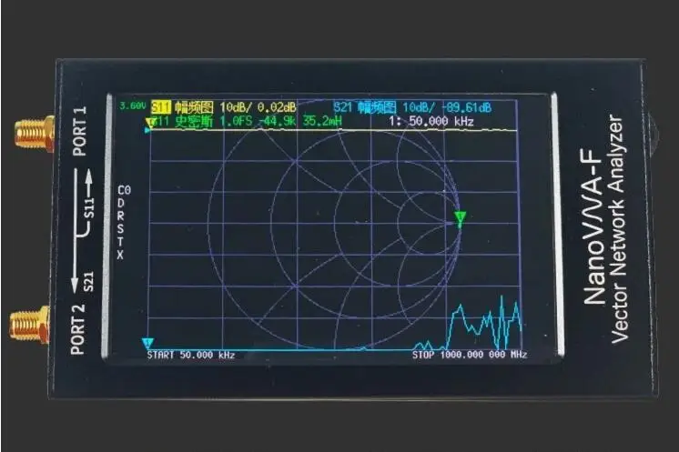 

Новый Векторный анализатор сети NanoVNA-F V2 3 ГГц, 4,3 дюйма, анализатор антенны NanoVNA V2 с сенсорным экраном