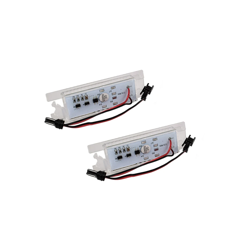 2 шт. Без ошибок Светодиодные фонари номерного знака Canbus для Opel Astra J Corsa C D E Insignia A