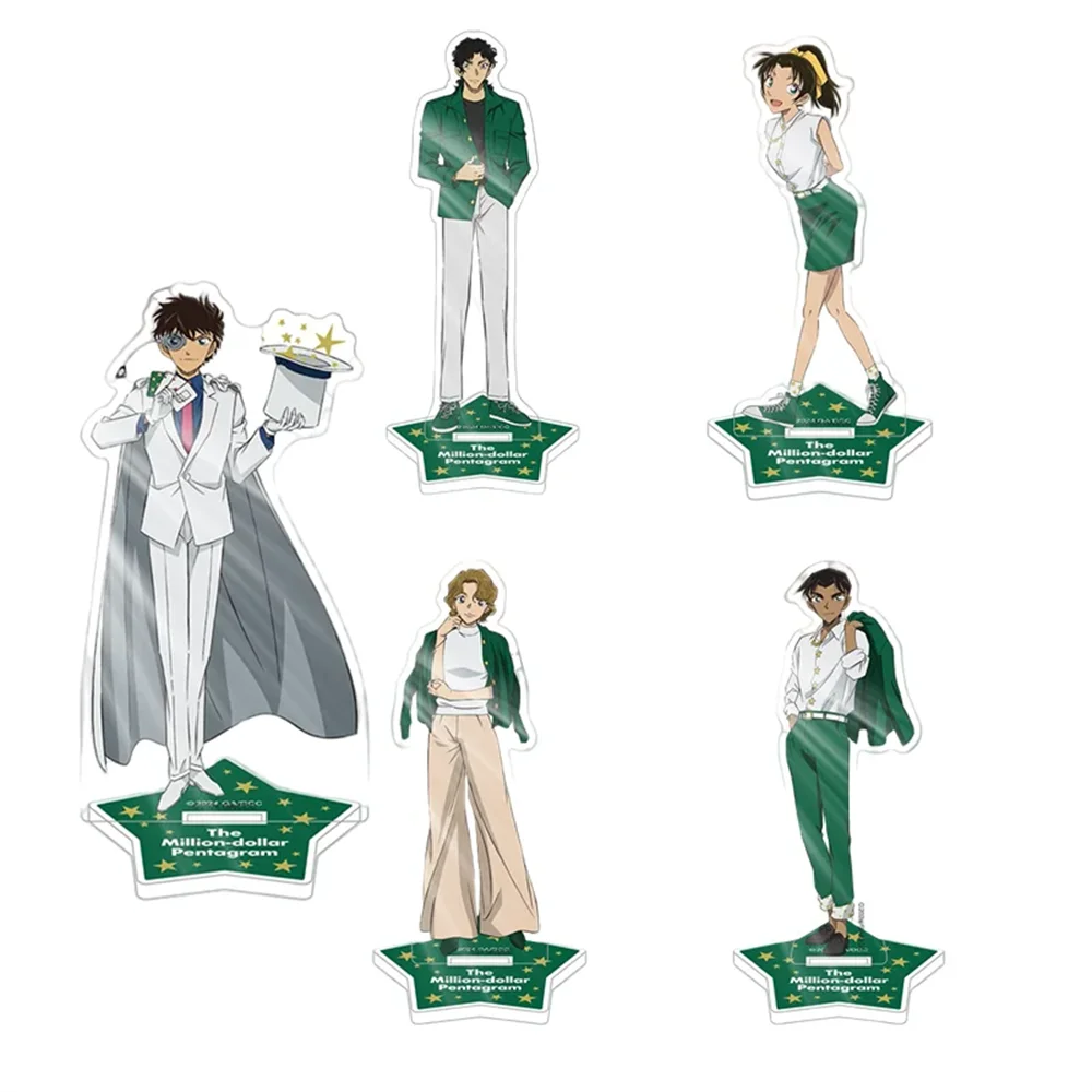 Аниме Meitantei Conan 15 см Mouri Ran Kuroba Kaito Edogawa Kogorou Agasa Hiroshi акриловая подставка подарок на