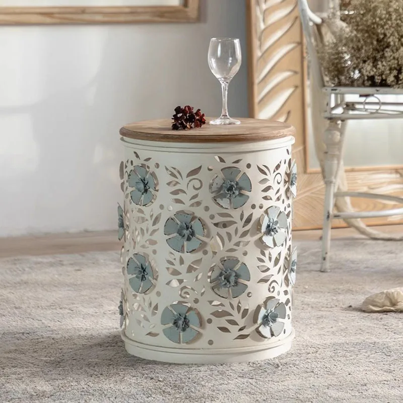 

Makeup Apartamento Dining Table Luxury Minimalist Center Round Kitchen Garden Coffee Table Manicure Wohnzimmer Modern Furniture
