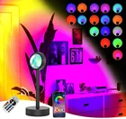 USB закат проектор лампа Bluetooth управление через приложение ночник атмосферный Настольный светильник для дома