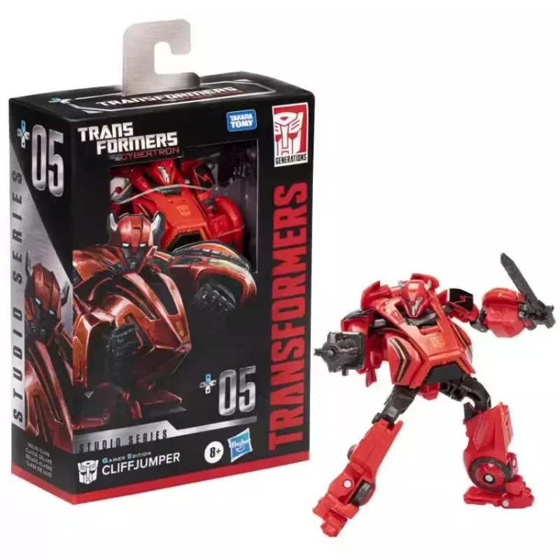 Фото В НАЛИЧИИ: Трансформируемые игрушки Hasbro Gamer Edition SSGE-05 Cliffjumper, фигурка робота, коллекционные игрушки, подарки, товары для хобби №5