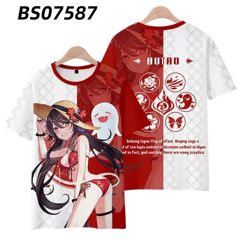 Футболка унисекс с 3D-принтом Kukishinobu и круглым вырезом