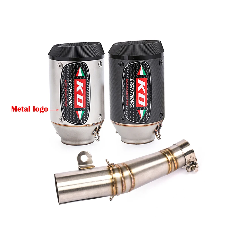 60 5 мм Средний соединитель для выхлопных газов мотоцикла Соединительная труба