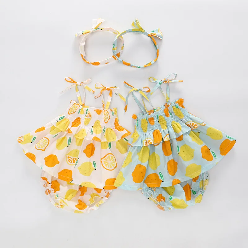 

3Pcs Ins Photography Baby Girl Clothes Set Short Sleeve Baby Newborn Casual Clothes Outfit Set for Infant Romper