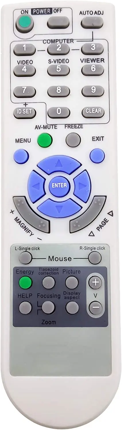 

Remote Control for NEC Projector NEC NP-M282X NP-M283X NP-M322W NP-M322X NP-M323W NP-M323X NP-M332XS NP-M333XS NP-M352WS