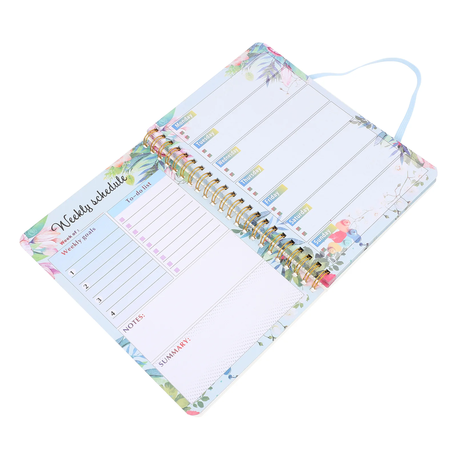 

Daily Planner English Notepad Coil Notebook Writing Plans Printing Student Recording Students Schedule Pocket Notebooks