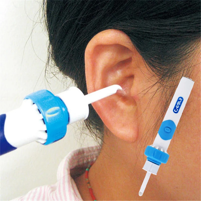 2021 Electric Cordless Safe Vibration Painless Vacuum Ear Wax Pick Cleaner Remover Spiral Ear-Cleaning Device Dig Wax Earpick