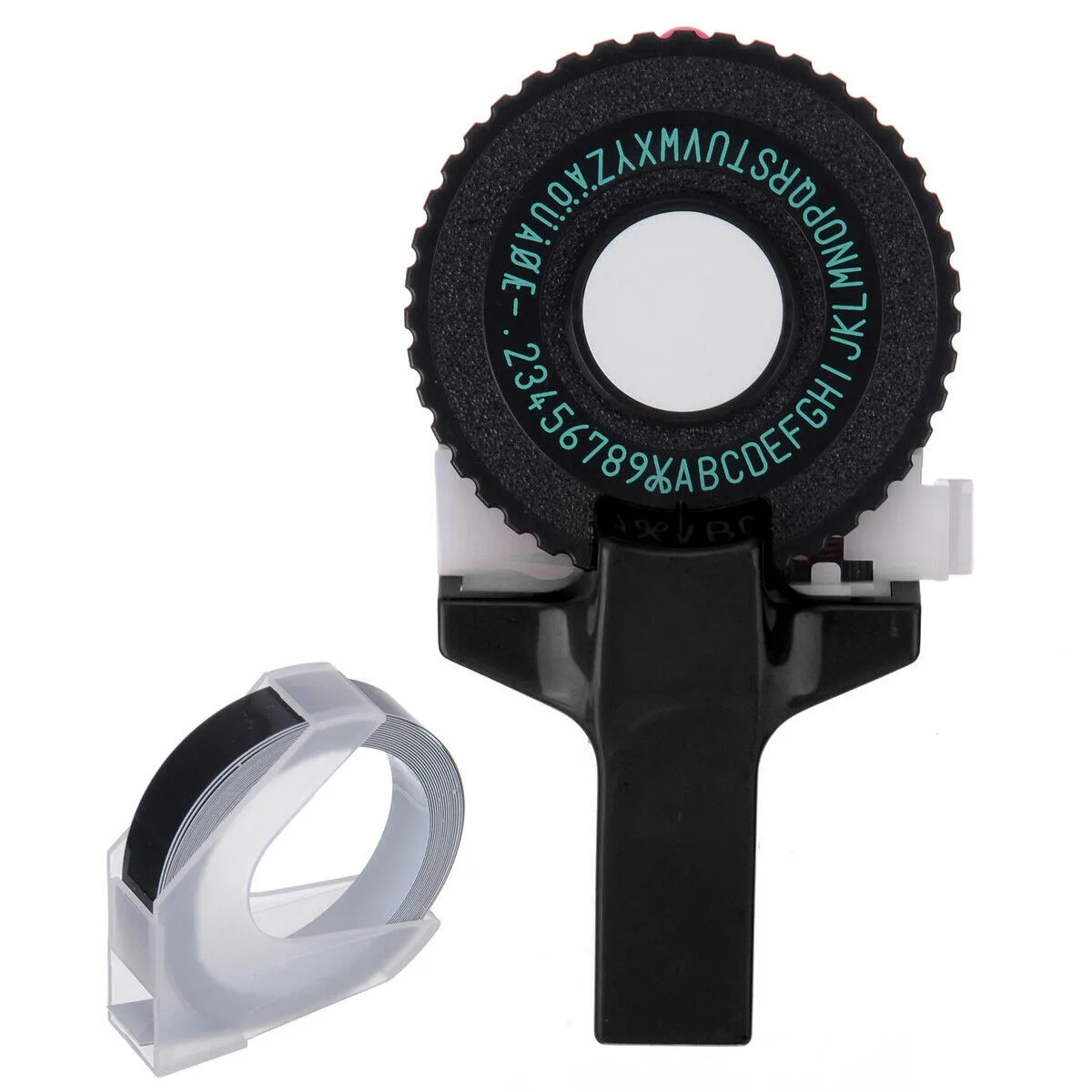 Лента для резки тиснения этикеток с лентой буквенно-цифровые черные буквы сделай