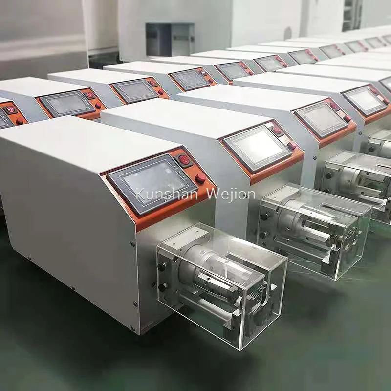 Машина для зачистки медных проводов 2610. Роторная полуавтоматическая машина