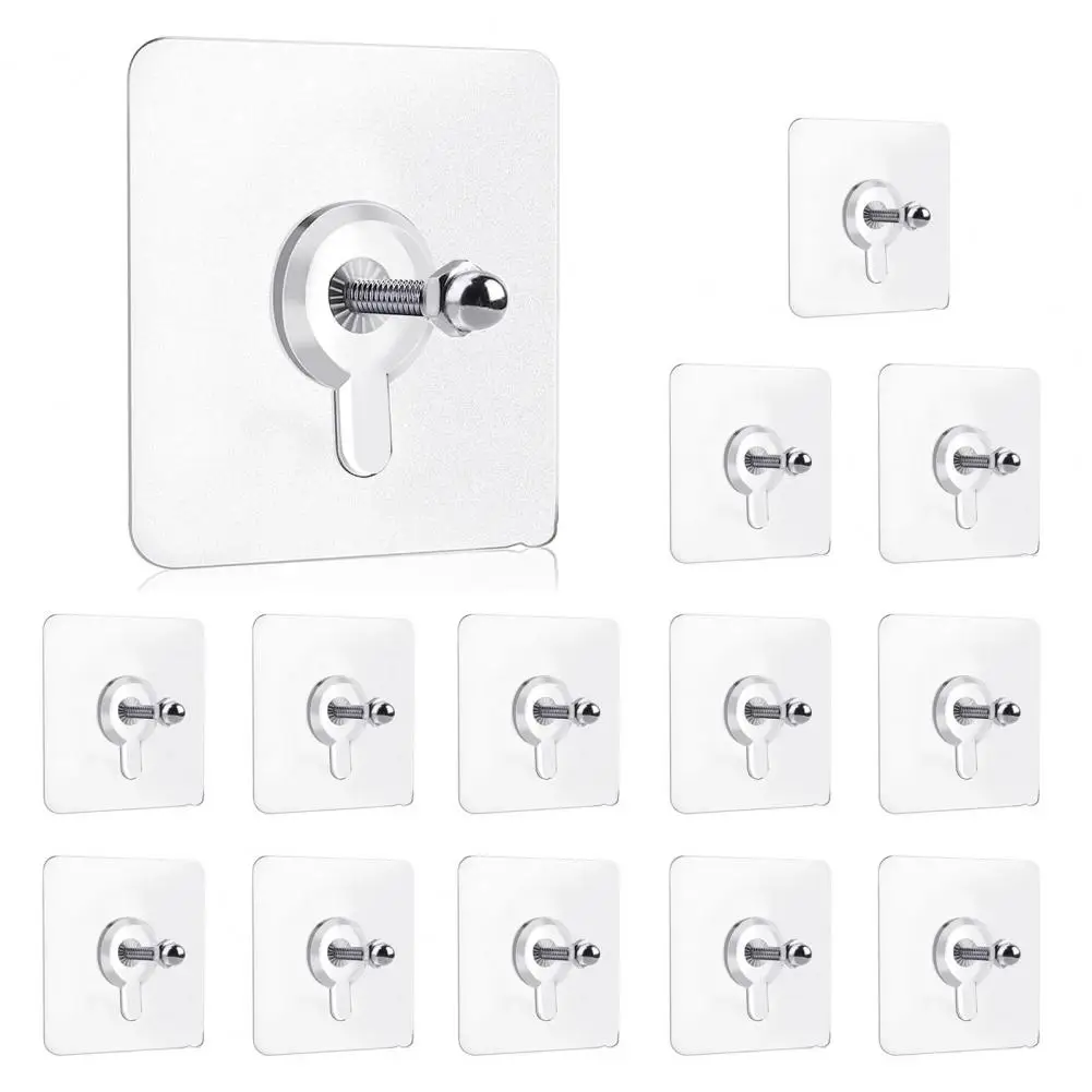 

Heavy-duty Screw Hooks Versatile Sturdy Wall Hooks for Photo Frames Clocks Mirrors More Set of 20 Heavy Duty Adhesive for Towels