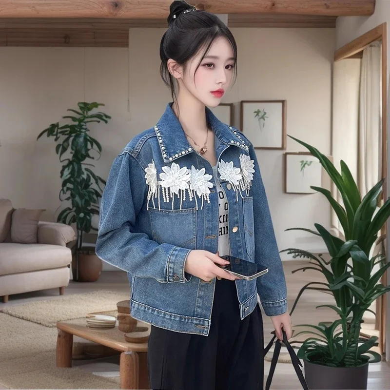 Женская джинсовая куртка XLMJDZGS