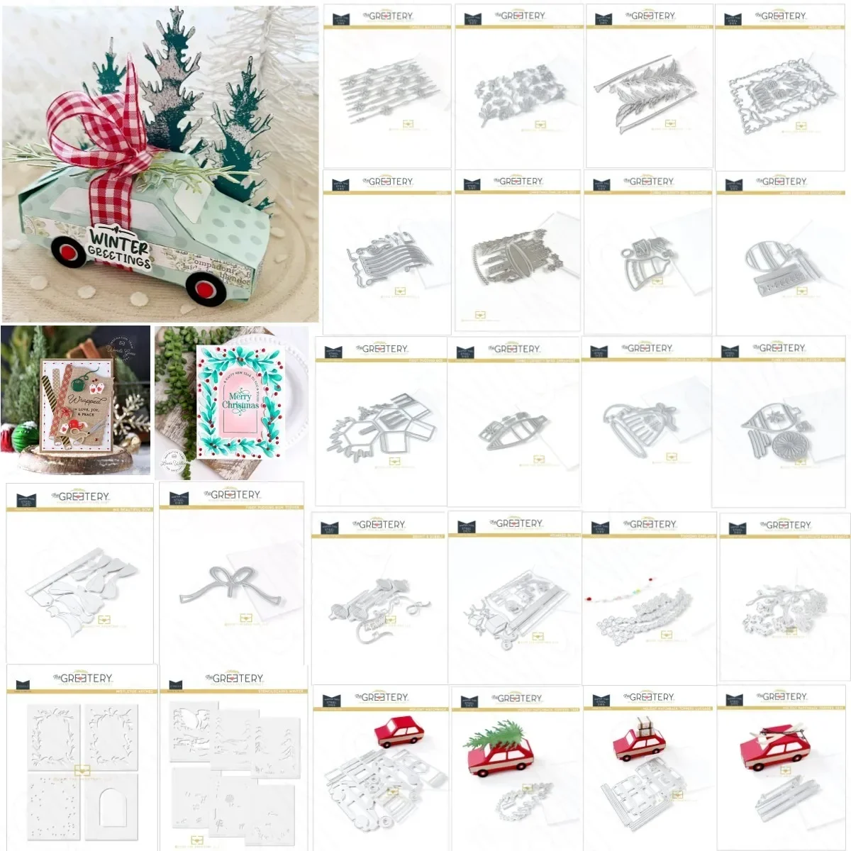 Гирлянда из попкорна морозные сосны автомобили металлические трафареты