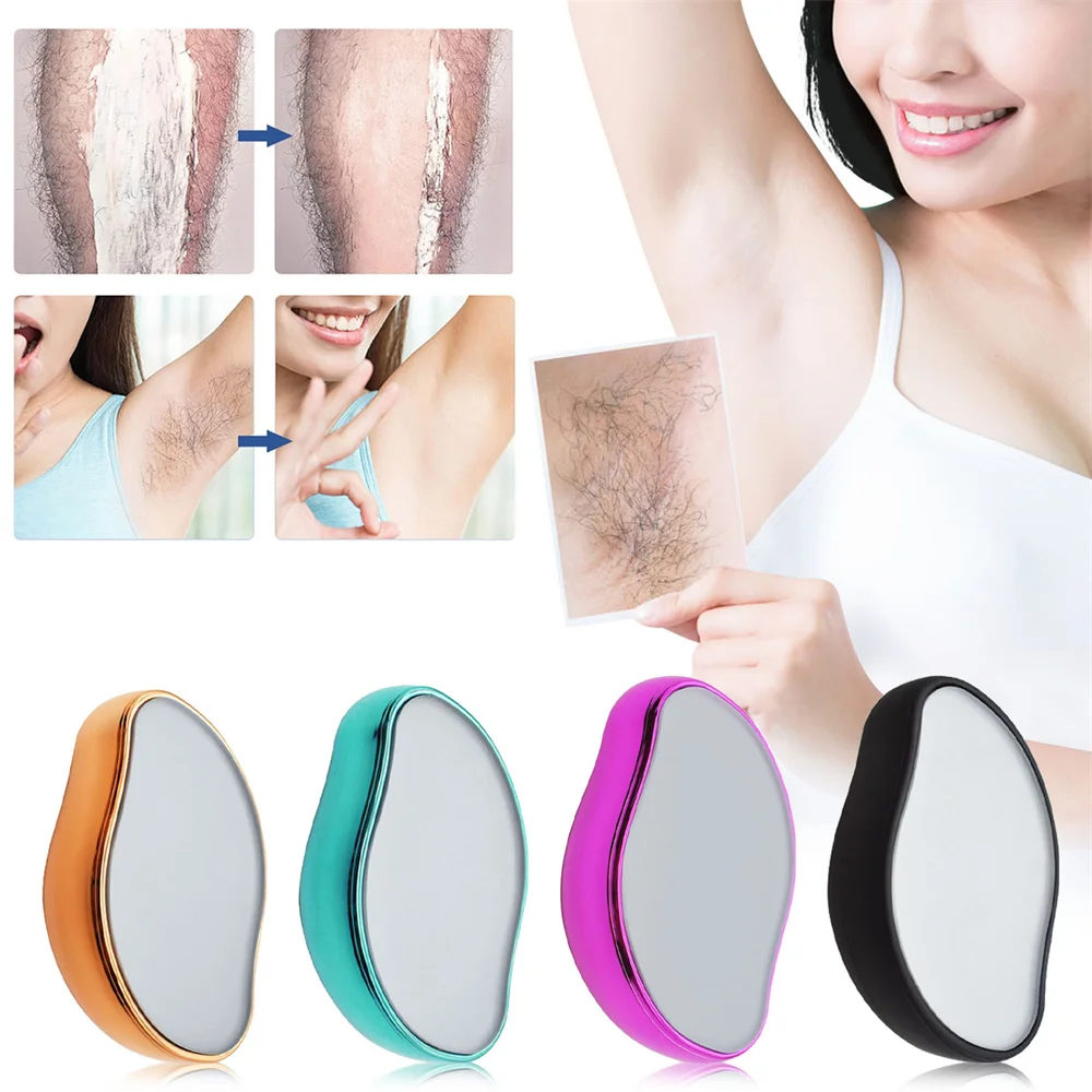 

Hair Remover Eraser Physical Hair Removal Crystal Safety Epilator Reusable Easy Clean Body Beauty Glass Bleame Hair Removal Tool