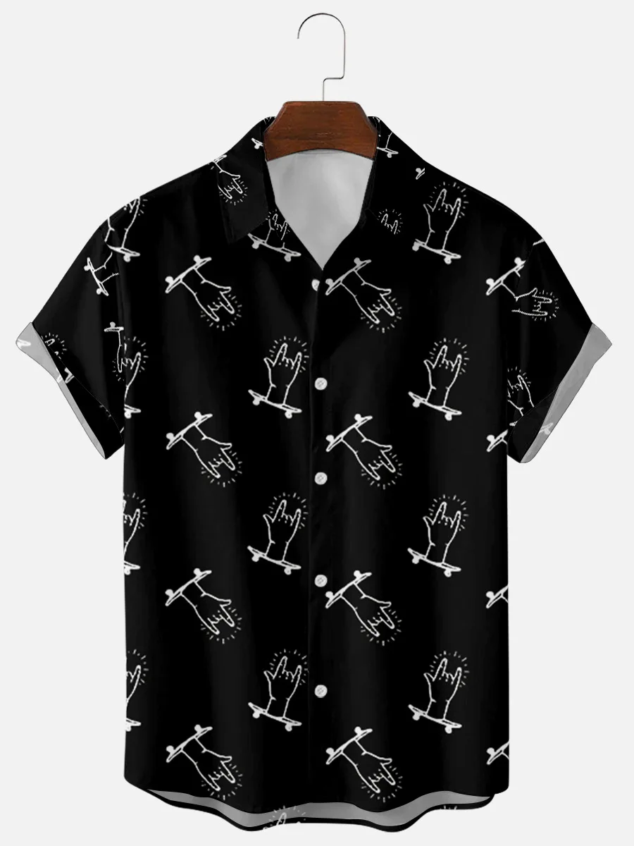 Мужская Пляжная футболка с короткими рукавами уютная Повседневная на одной