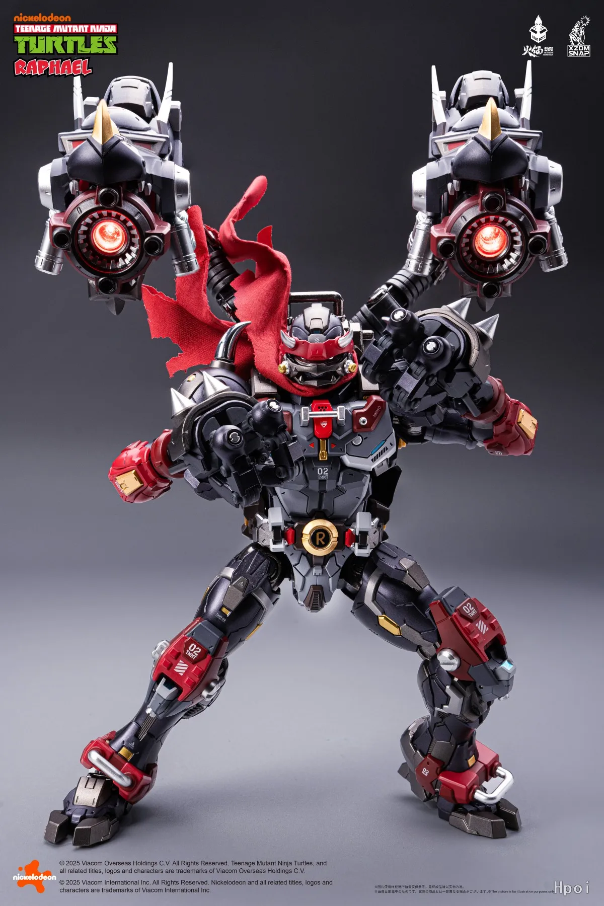 【UA】 HEATBOYS MechaHeat Series Alloy Mecha TMNT Raphael 40th Anniversary Edition Chisha Action Figure Model Toy Gift (art.: 3920d8901de5b) - 3920d8901de5b